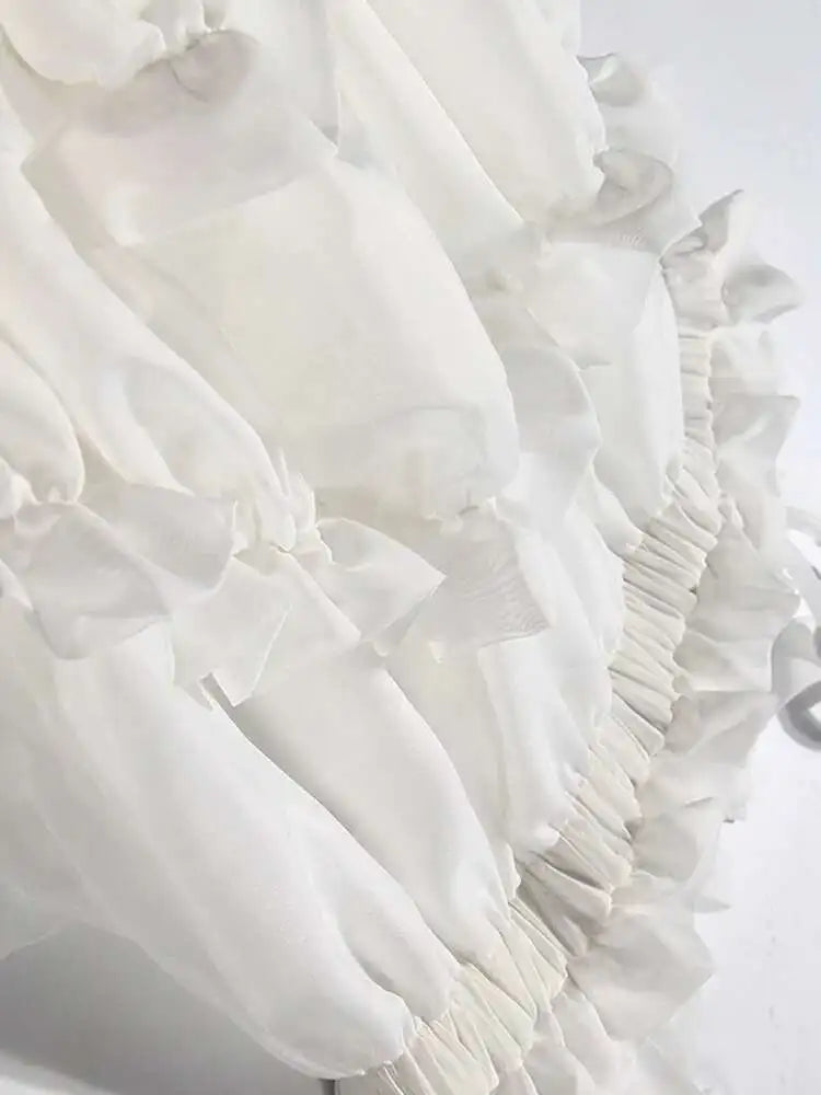 TEEK - Ruffles Spaghetti Strap Dress DRESS theteekdotcom