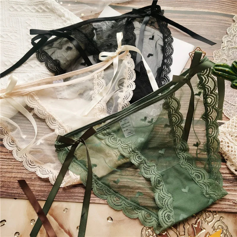 TEEK - Lace Bow Panties UNDERWEAR theteekdotcom