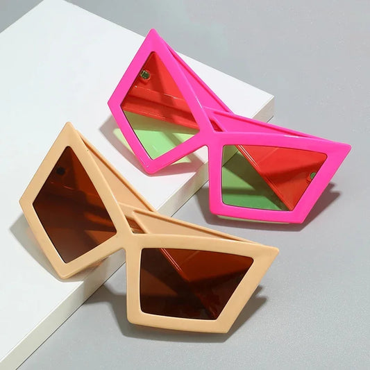 TEEK - Oversized Pop Era Cat Eye Sunglasses EYEGLASSES theteekdotcom