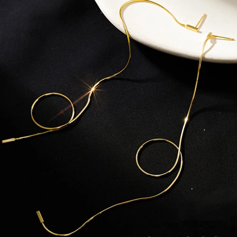 TEEK - Long String Internet Famous Earrings JEWELRY theteekdotcom