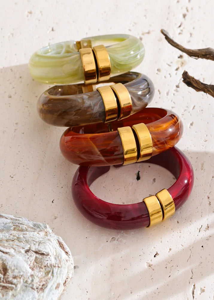 TEEK - Thick Bracelet Bangle JEWELRY theteekdotcom