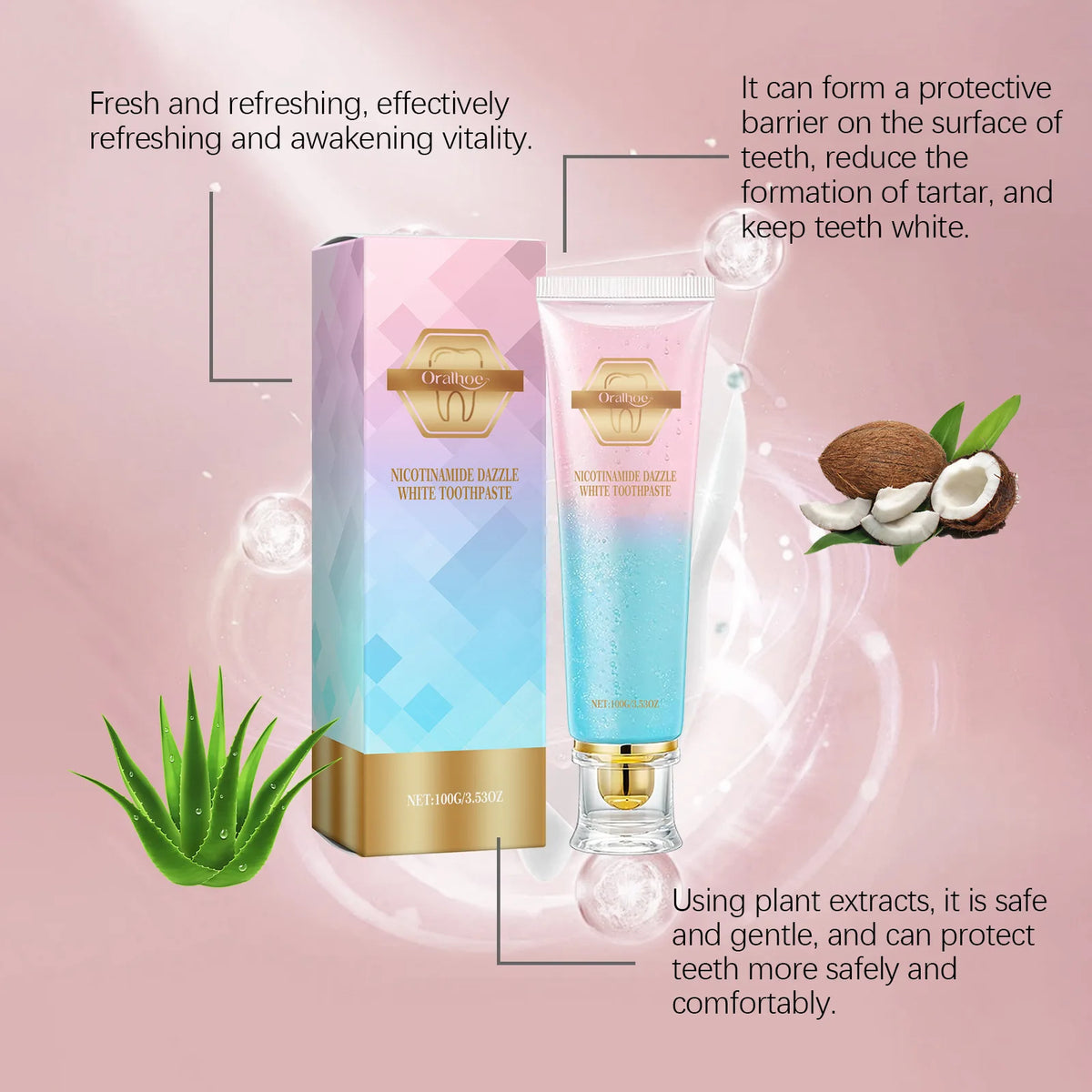 TEEK - Niacinamide Whitening Toothpaste SKINCARE theteekdotcom