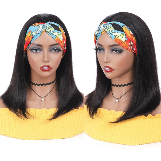 TEEK - Human Hair Bob Headband Wig HAIR TEEK H