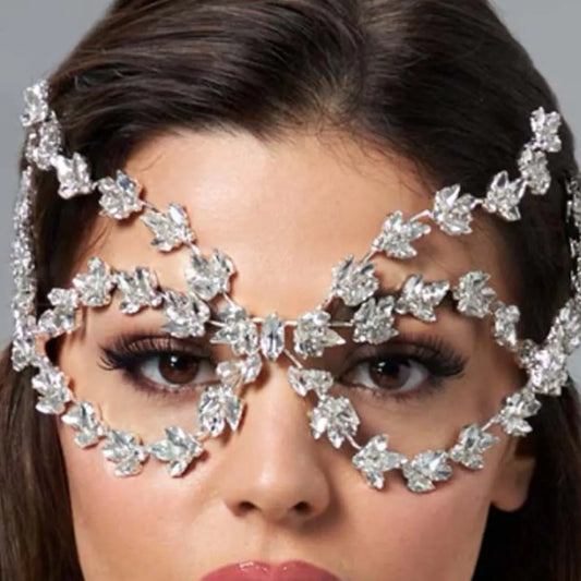 TEEK - Rhinestone Crystals Top Face Mask JEWELRY theteekdotcom