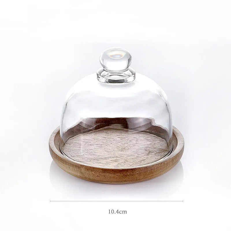 TEEK - Glass Food Storage Containers with Wooden HOME DECOR theteekdotcom 2 accent plate