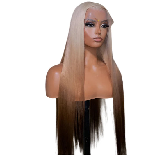 TEEK - 613 Ombre Brown Straight Lace WigS HAIR theteekdotcom