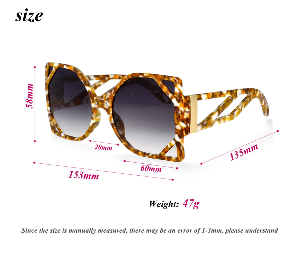 TEEK - Big Square Retro Windows Sunglasses EYEGLASSES theteekdotcom
