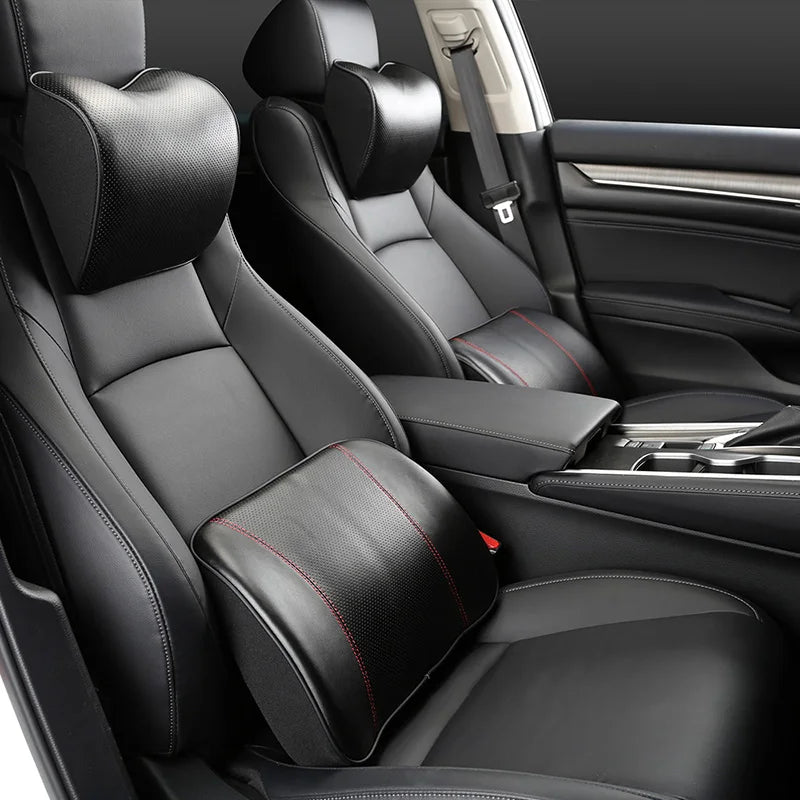 TEEK - Genuine Leather Automobile Pillows AUTO ACCESSORIES theteekdotcom