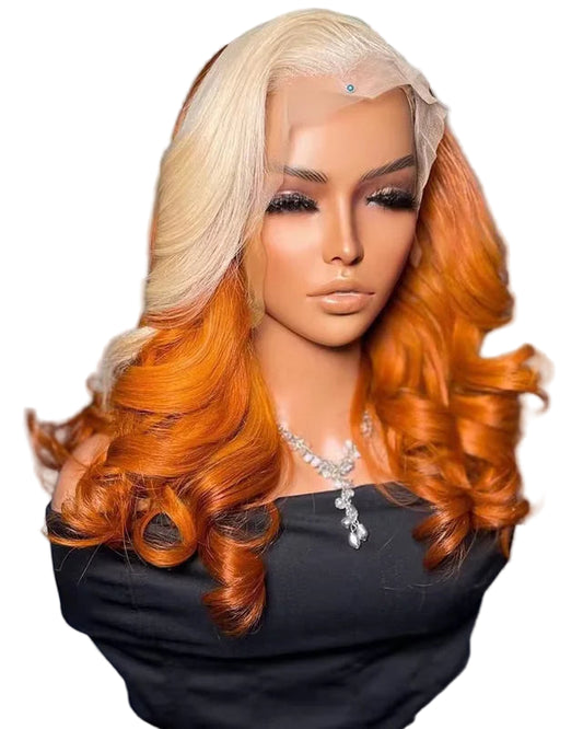 TEEK - Orange 613 Body Wave Wig HAIR theteekdotcom