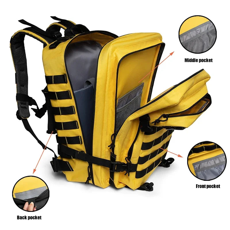 TEEK - 45L Barred Backpack BAG theteekdotcom