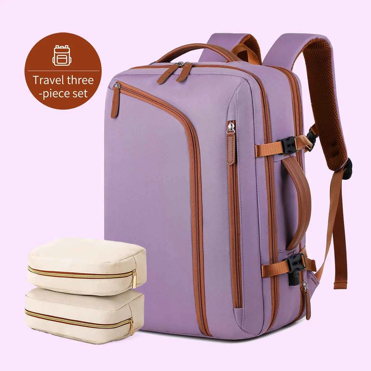 TEEK - Simple Business Computer Backpack BAG theteekdotcom Purple Suit
