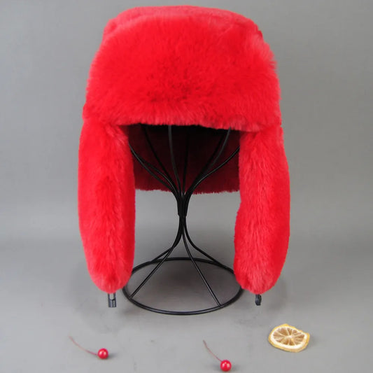 TEEK - Faux Rex Rabbit Fur Hats HAT theteekdotcom