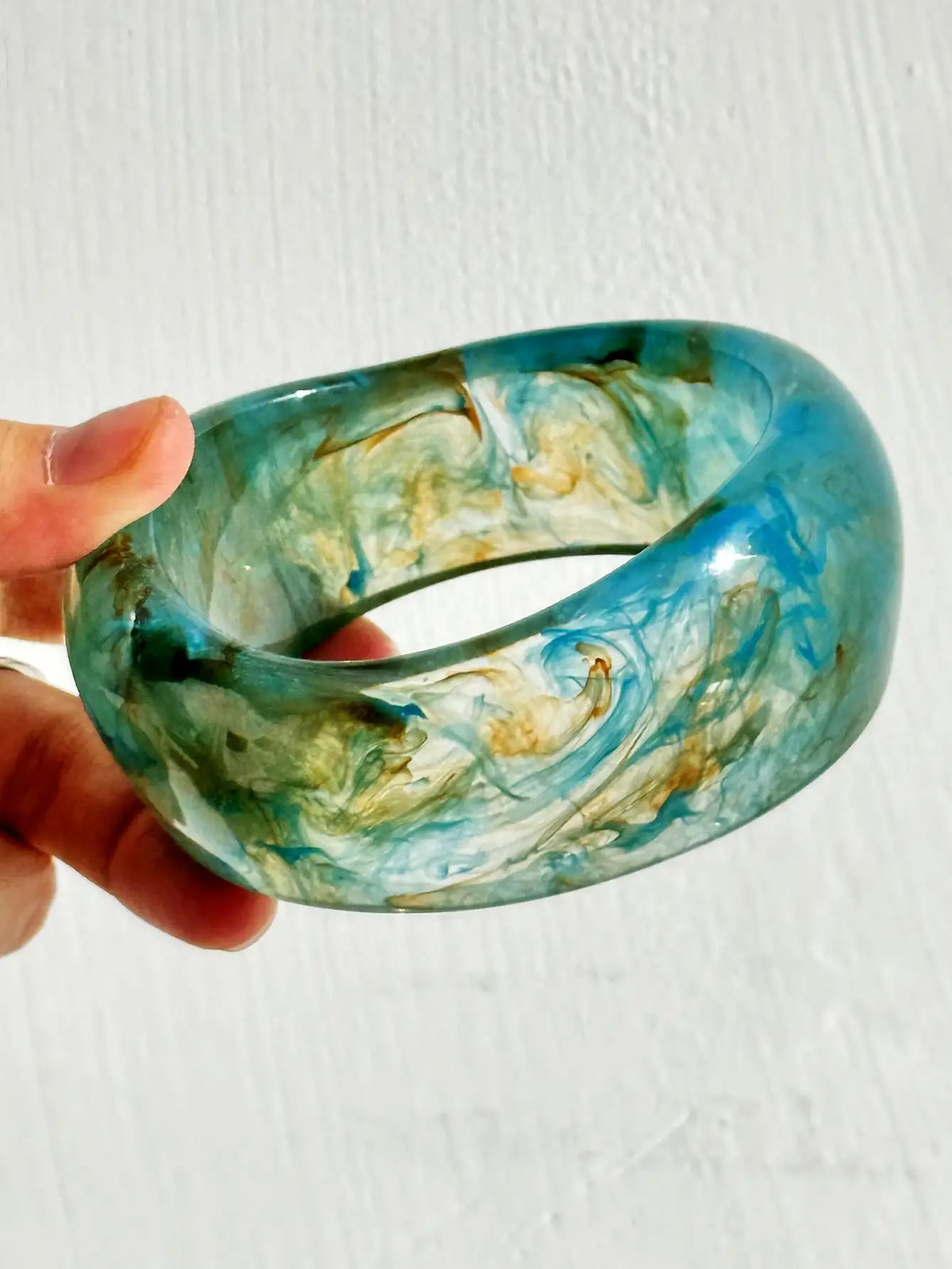 TEEK - Green Scheme Chunky Irregular Texture Bracelet