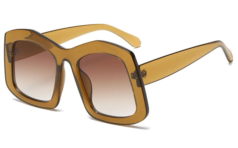 TEEK - FRFR Big Square Gradient Shades EYEGLASSES theteekdotcom Tea Tea