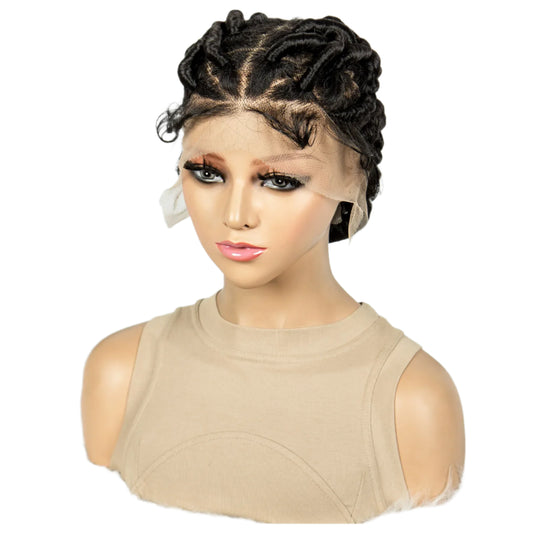 TEEK - Full Lace Crochet Twist Synthetic Knotless Wigs HAIR theteekdotcom
