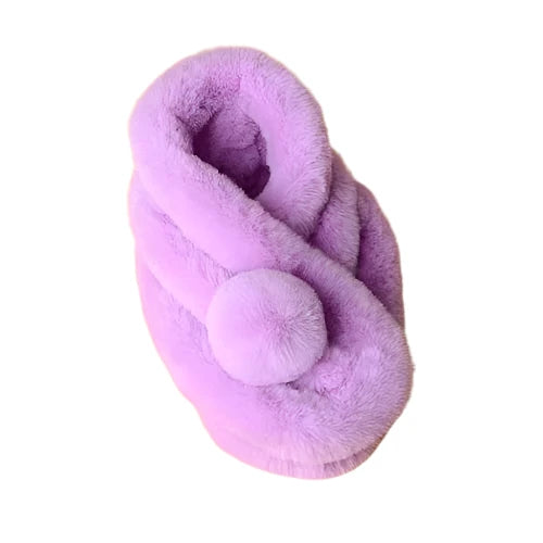 TEEK - Faux Fur Plugged Collar Scarf SCARF theteekdotcom 3