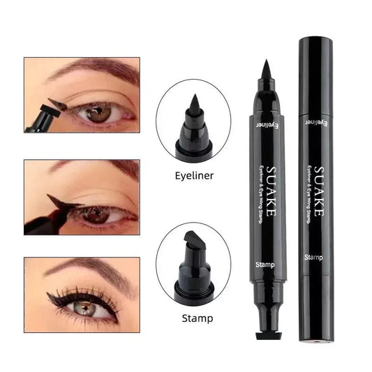 TEEK - 2 In1 Winged Stamp Liquid Waterproof Eyeliner Pen MAKEUP theteekdotcom