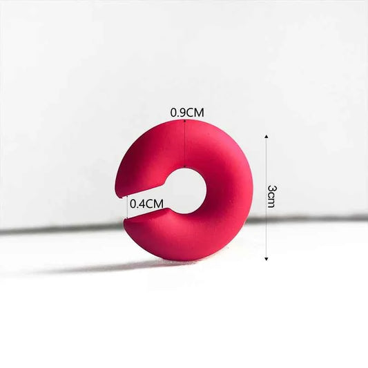 TEEK - Pair Simple Round Circle C-Shape Ear Ear Cuff