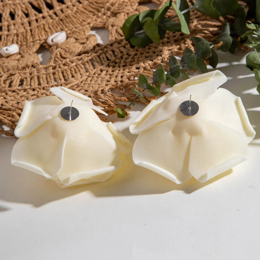 TEEK - Big Rose Bloom Earrings JEWELRY theteekdotcom