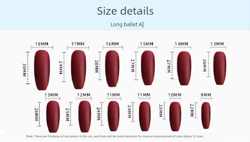 TEEK - Pointed Nail False Nail Set NAIL ART theteekdotcom