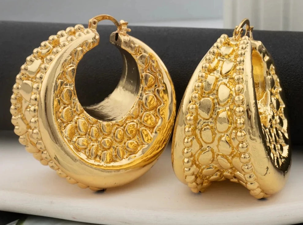 TEEK - 18K Gold Plated Hoop Earrings | Various JEWELRY theteekdotcom 7