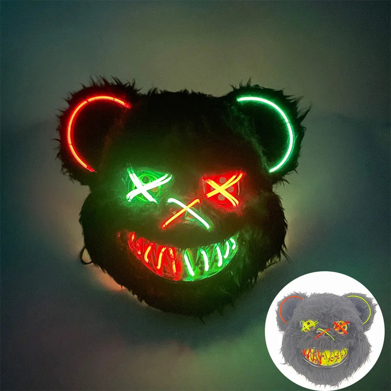 TEEK - Light Up Killer Bear | Bunny Mask COSTUME theteekdotcom 07