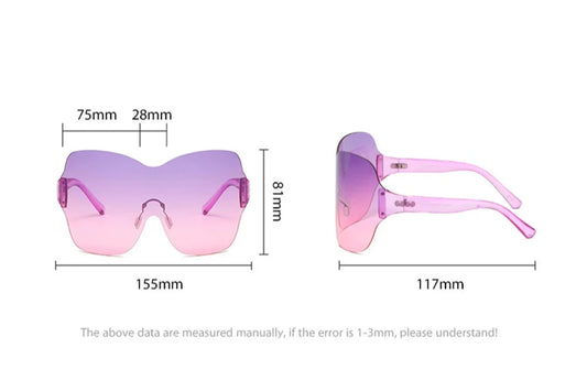 TEEK - Oversized Shield Sunglasses EYEGLASSES theteekdotcom