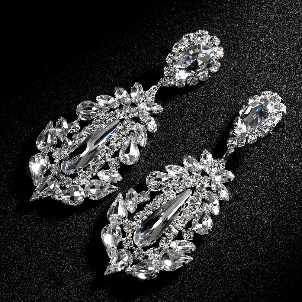 TEEK - Hanging Jew Drop Sparkly Dangle Earrings JEWELRY theteek.com