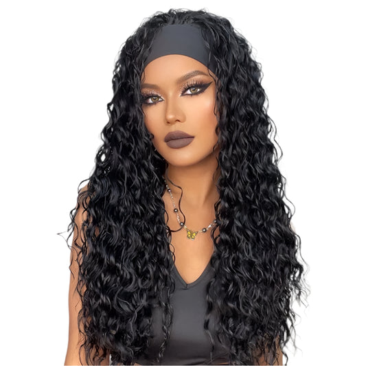 TEEK - Curly Headband Synthetic Wig HAIR theteekdotcom