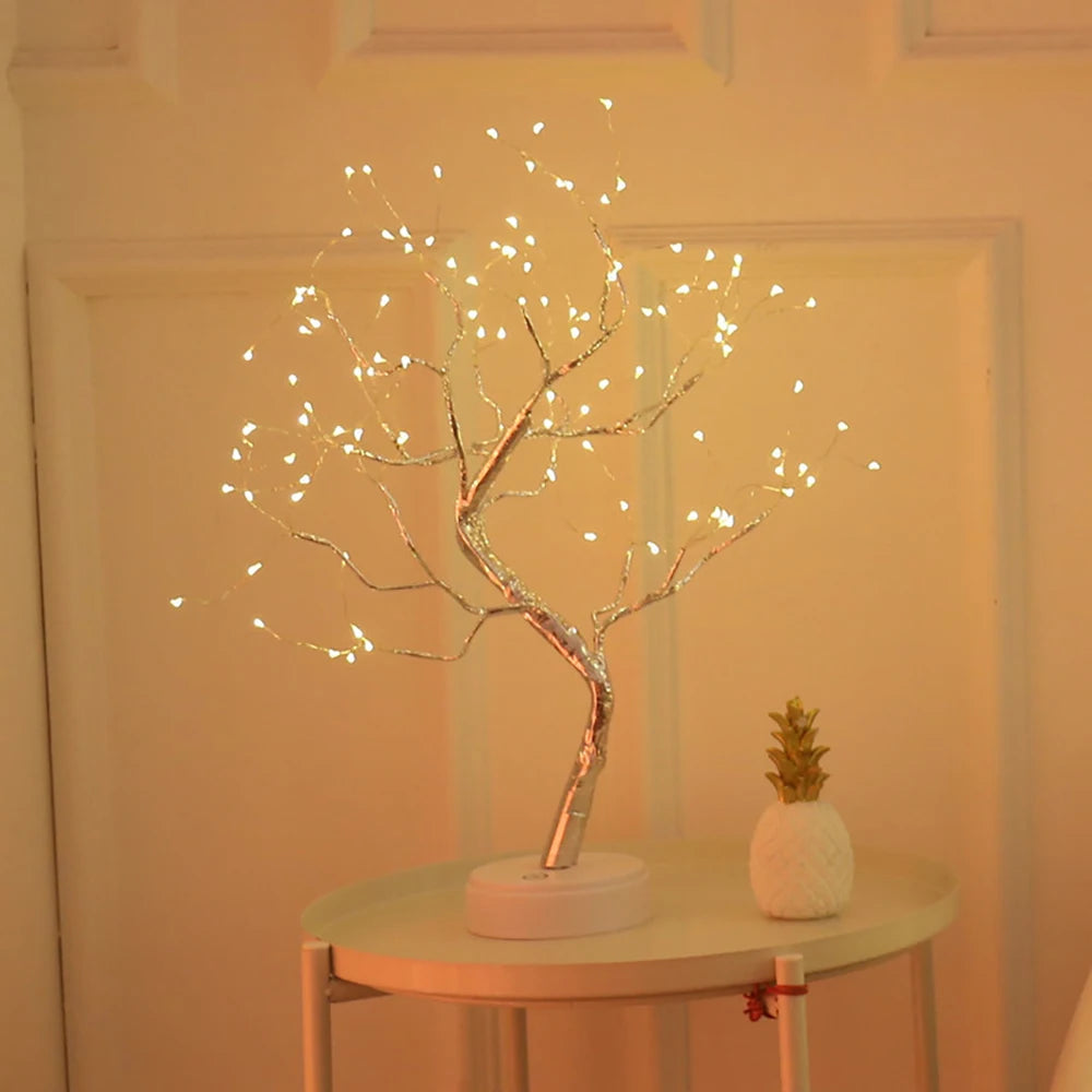 TEEK - LED Tree Fairy Light Tabletop Bonsai Lamp HOME DECOR theteekdotcom 108 Warm Light