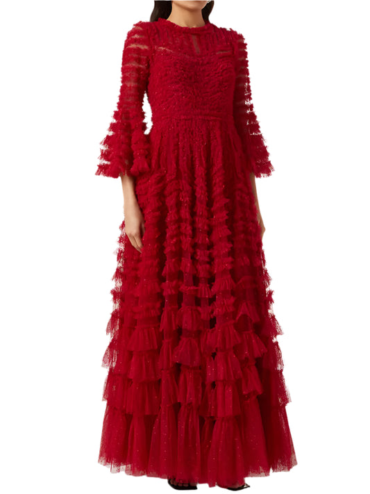 TEEK - Mesh Stripe Dress DRESS theteekdotcom