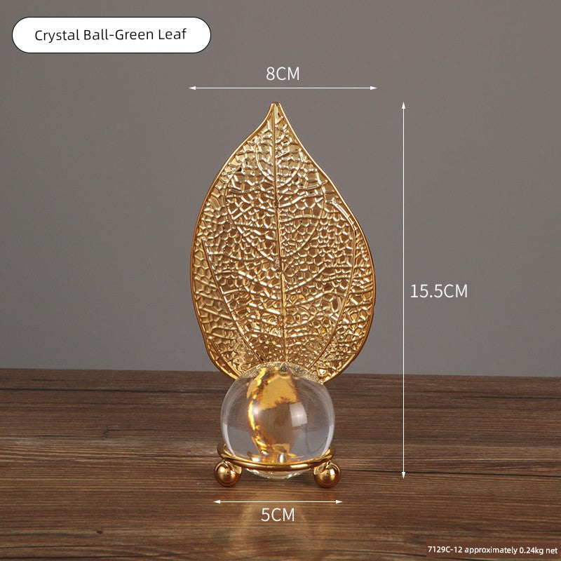 TEEK - Abstract Cabinet Crystal Ball Decor