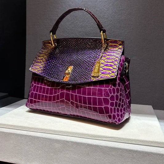 TEEK - Luxury Croc Print Bag BAG theteekdotcom