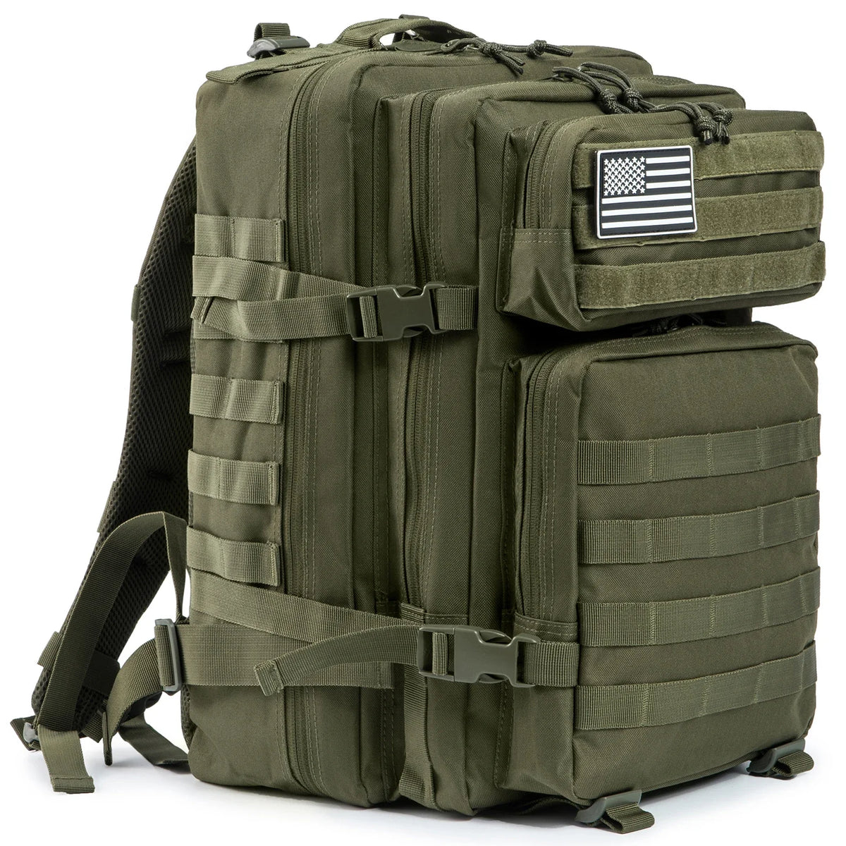 TEEK - 45L Barred Backpack BAG theteekdotcom Black