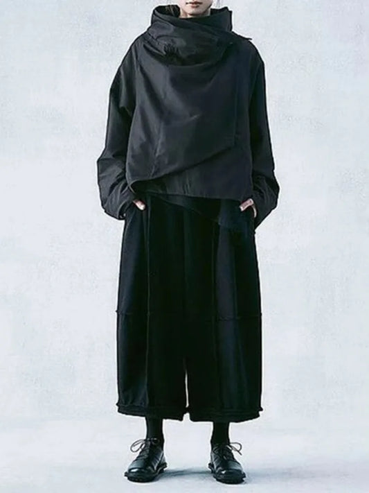 TEEK - Big Stand Collar Pullover Top TOPS theteekdotcom