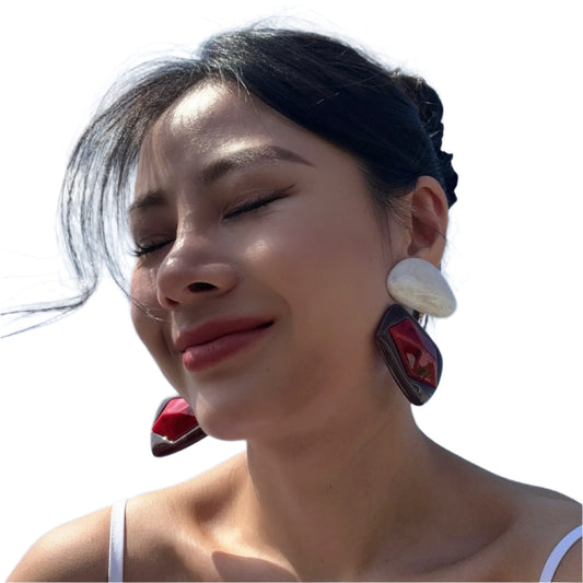 TEEK - Bold Chunks Earrings JEWELRY theteekdotcom