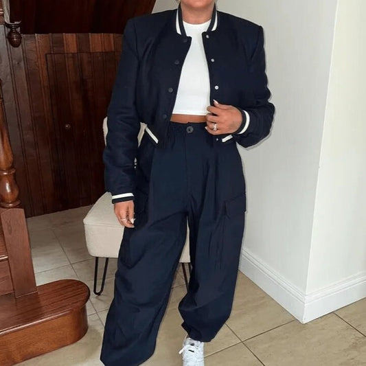 TEEK - Baseball Style Button Jacket theteekdotcom