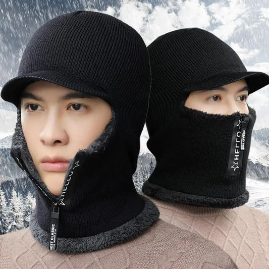 TEEK - Warm Wool Ear & Neck Protection Cap HAT theteekdotcom