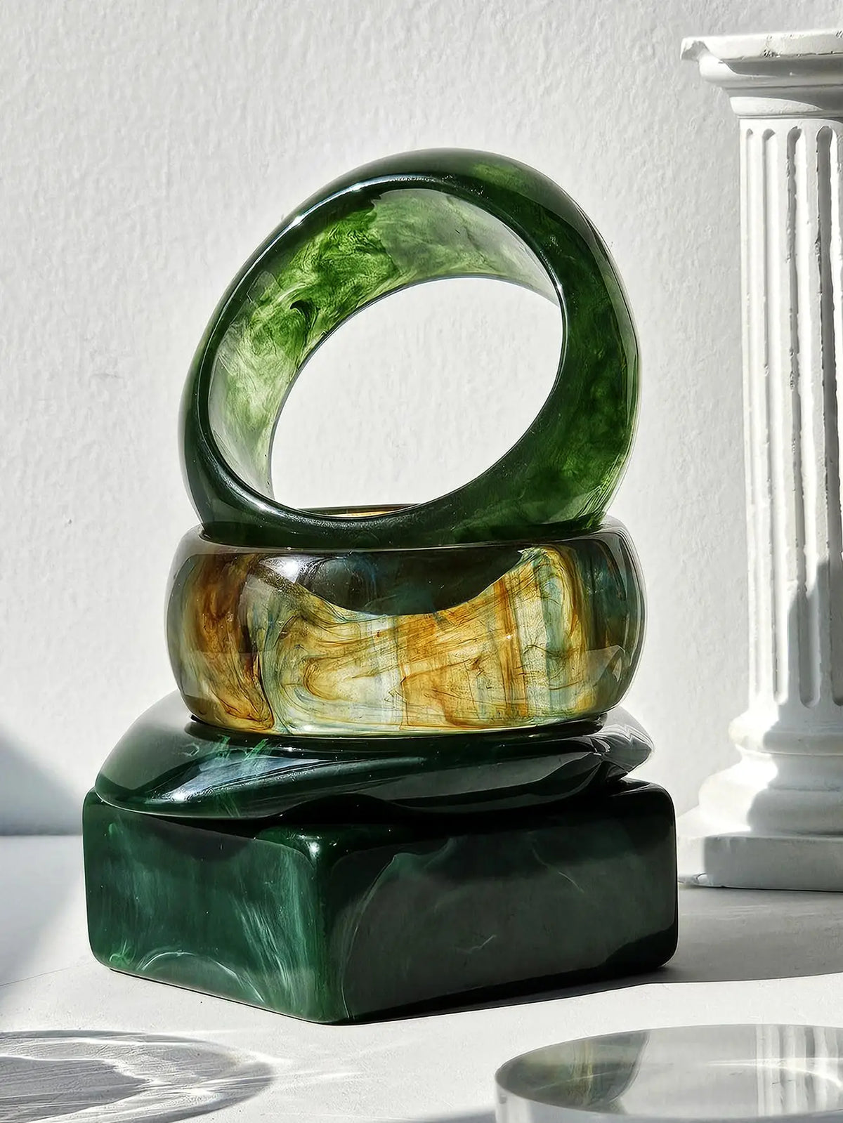 TEEK - Lawn Geometric Smudge Chunky Bracelet JEWELRY theteekdotcom