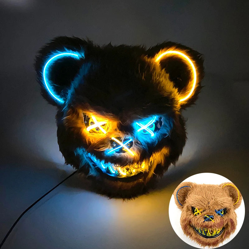 TEEK - Light Up Killer Bear | Bunny Mask COSTUME theteekdotcom 03