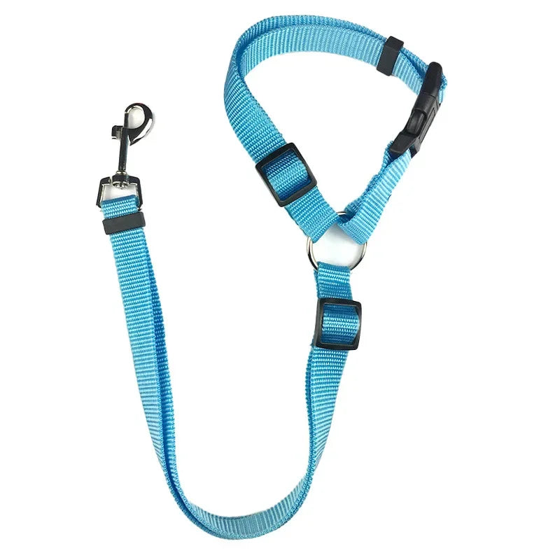 TEEK - Two-In-One Pet Car Seat Belt PET SUPPLIES theteekdotcom Sky Blue