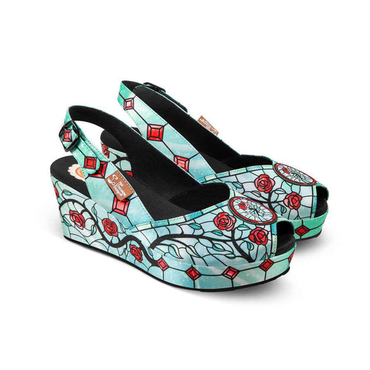 TEEK - Stained Roses Womens Sandal SHOES TEEK HCD 35 HCD/ 5 US/ 9.05"