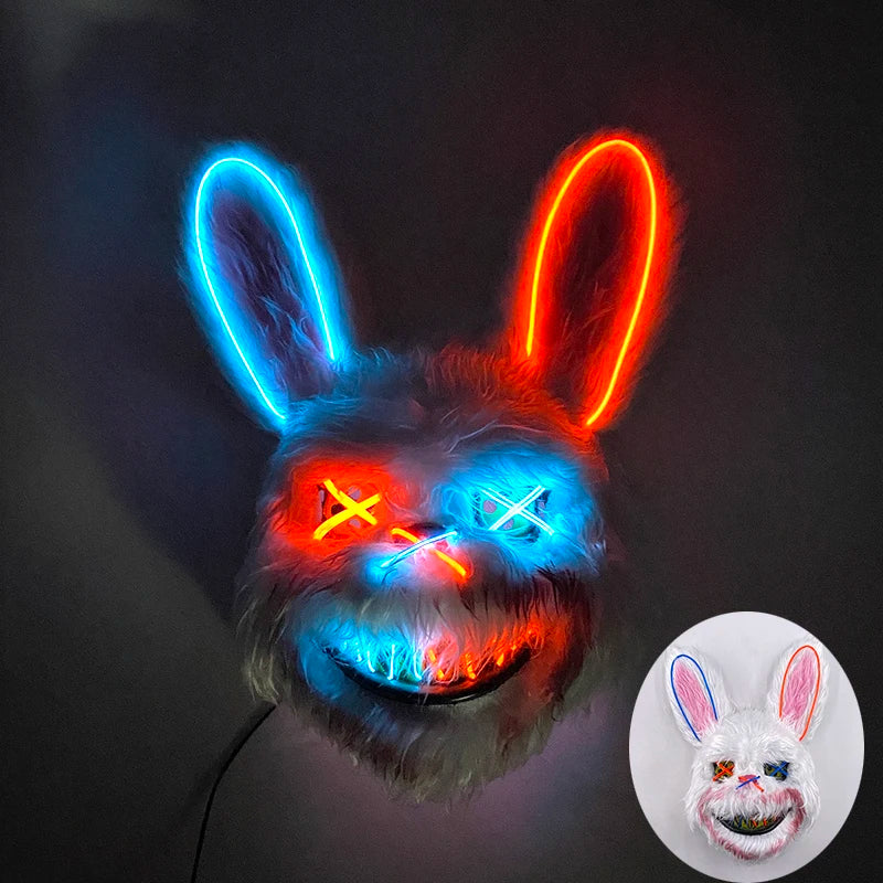 TEEK - Light Up Killer Bear | Bunny Mask COSTUME theteekdotcom 13