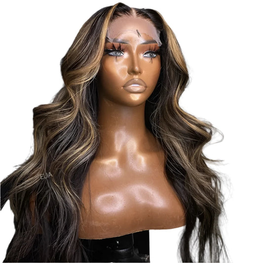TEEK - Beauty Blonde Highlights Lace Front Wig HAIR TEEK H