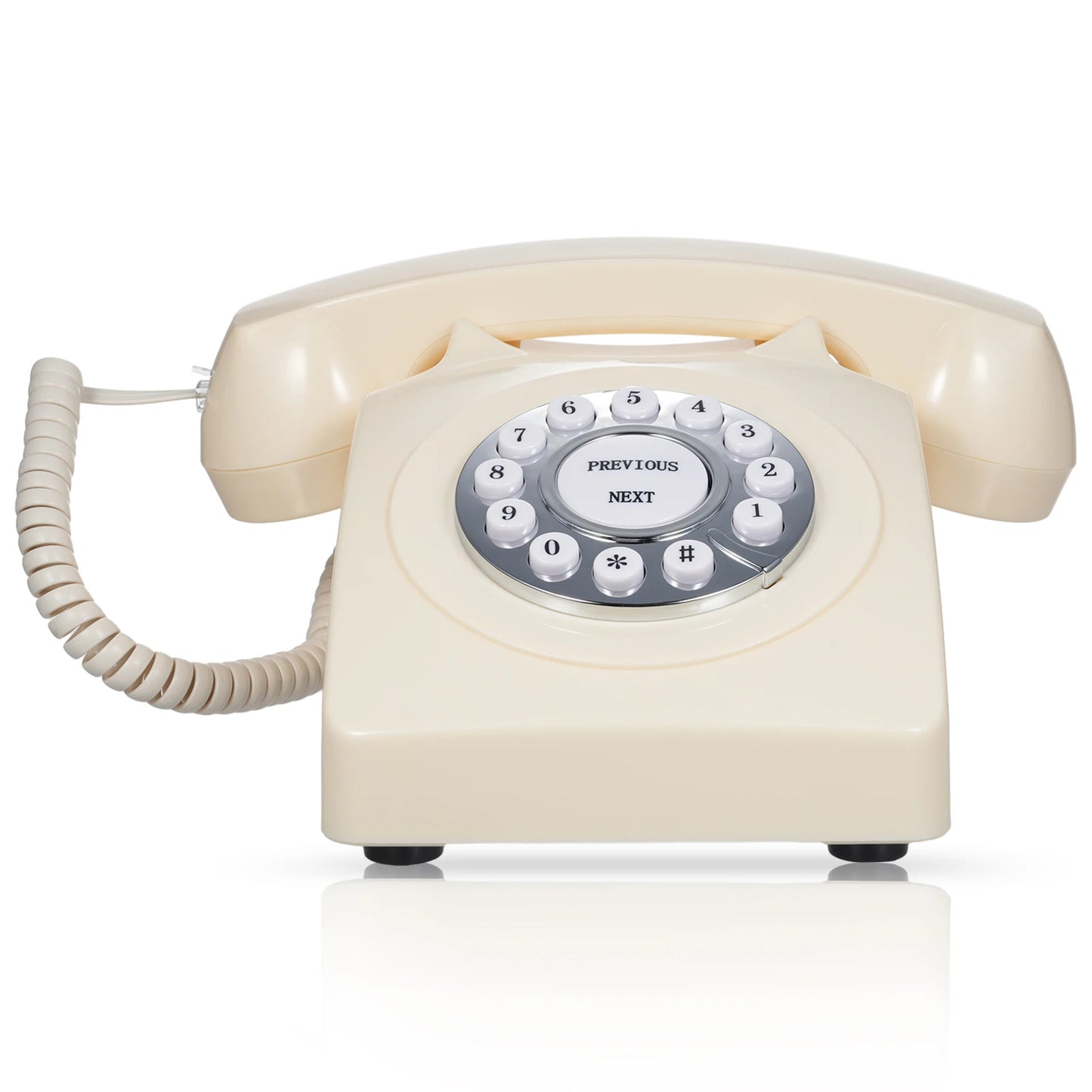 TEEK - Retro Phone Audio Message Book HOME DECOR theteekdotcom White