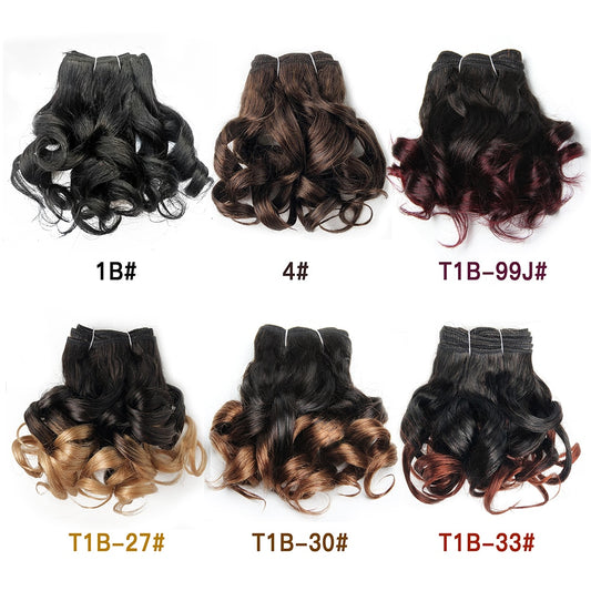 TEEK - 6pc Curly Human Hair Bundles HAIR theteekdotcom