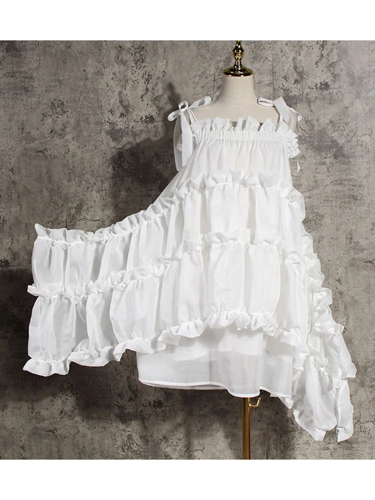 TEEK - Ruffles Spaghetti Strap Dress DRESS theteekdotcom