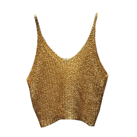 TEEK - Sparkling Half Waist Render Cropped Top TOPS theteekdotcom