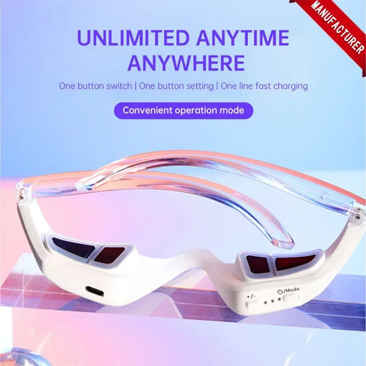 TEEK - 3D Red Light EMS Undereye Eyewear EYEGLASSES theteekdotcom