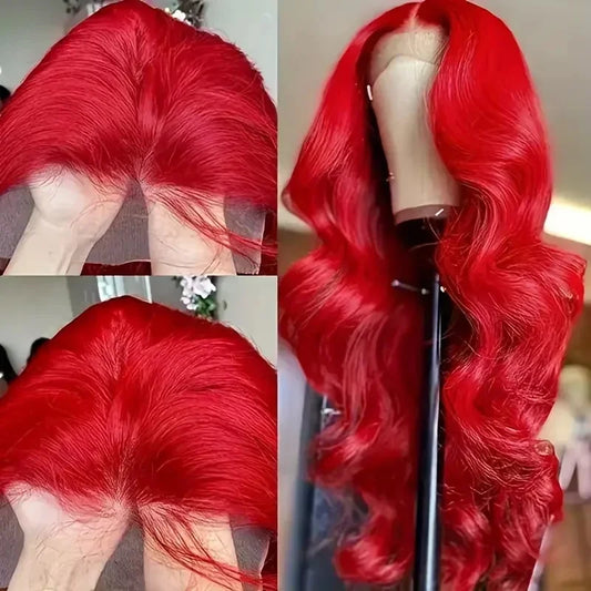 TEEK - Hot Red 13x6 Hd Lace Frontal Wig